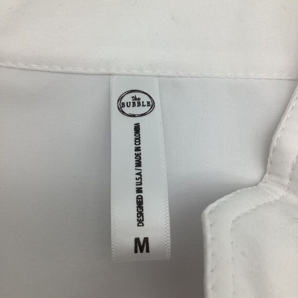 The Bubble Womens Hogan Safari Dress White Size Medium NWT‎ - Picture 8 of 10